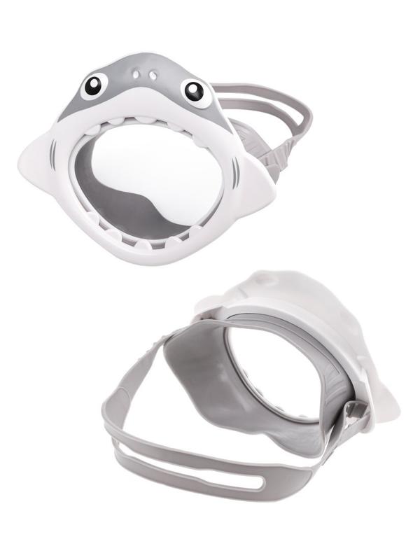 Набор для ныряния детский Акула: маска с трубкой (с клапаном), затычки для
ушей