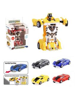 Машина-трансформер с инерционным механизмом, в комплекте предметов 2шт.,
коробка, в ассортименте