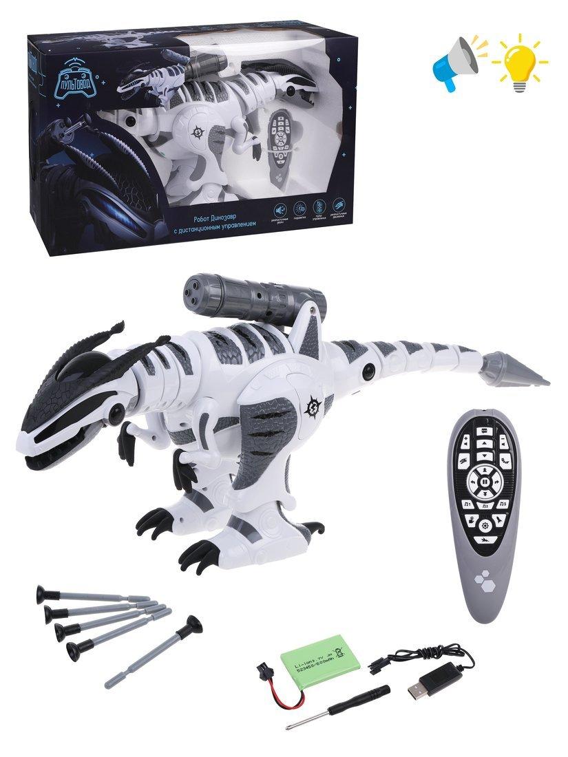 Динозавр ИК управление, свет, звук, эл.пит. акк-р 3,7 V вх. в компл., 2*AAA не
вх.в комплект, USB кабель, коробка