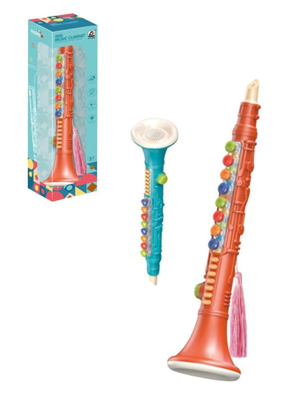 Игрушка музыкальная: труба, свет, звук, эл. пит. AAх3 шт. не вх.в компл., в
ассорт., коробка