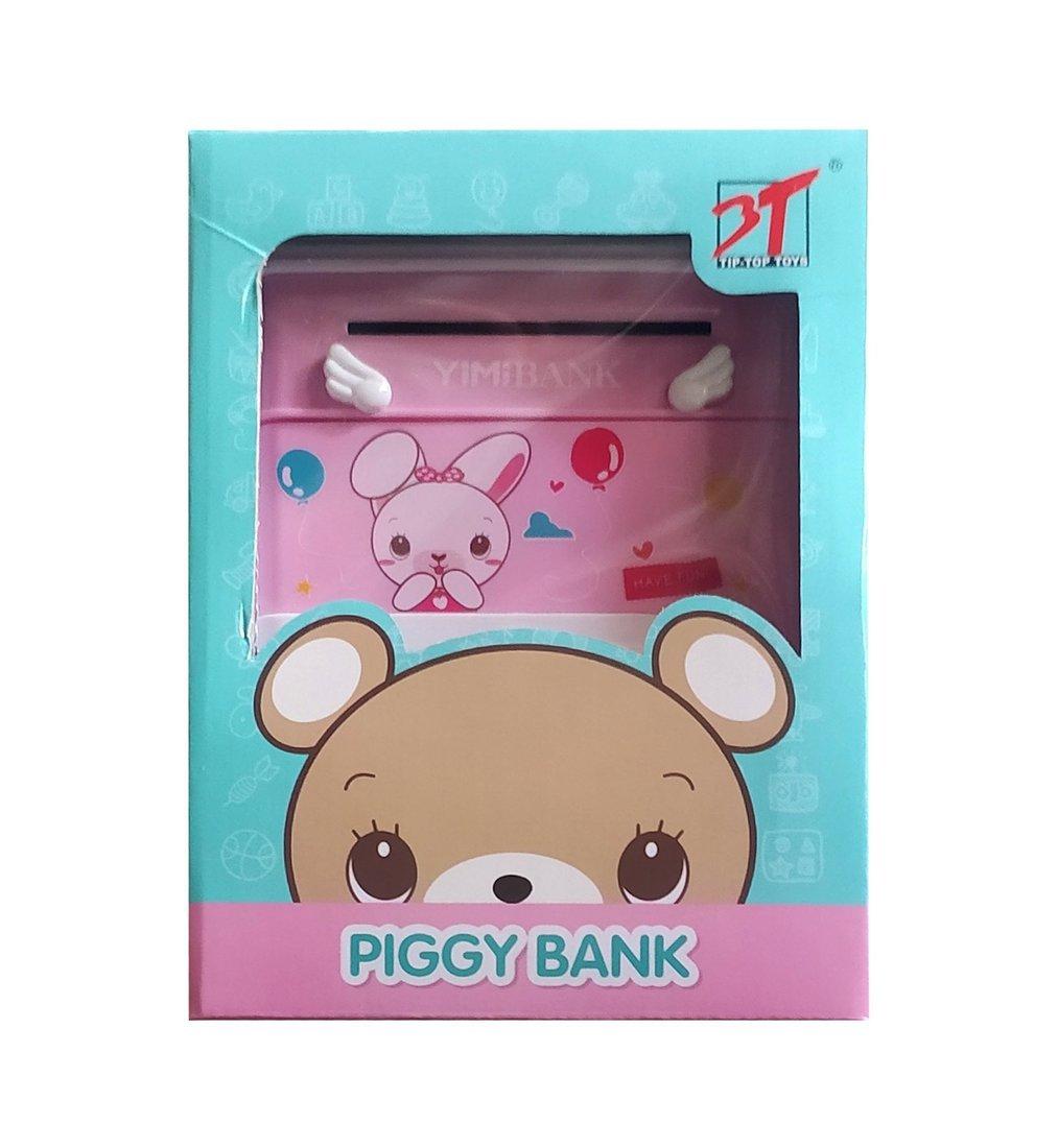 Сейф-копилка, распознает купюры, монеты, музыка, свет, эл.пит. АА*3 не вх.в
комплект, коробка