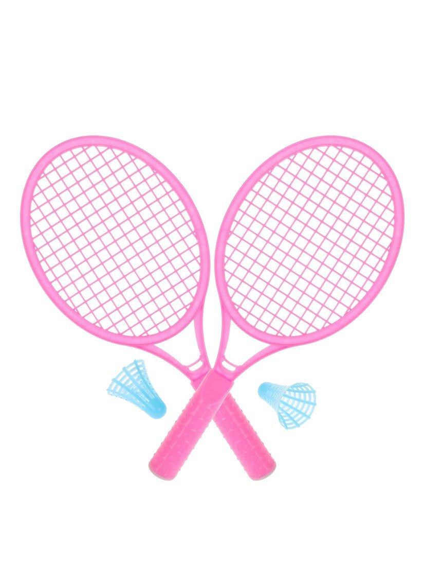 Набор ракетки детские 28 см, волан 2 шт. в ассорт.