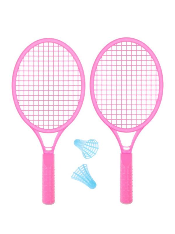 Набор ракетки детские 28 см, волан 2 шт. в ассорт.