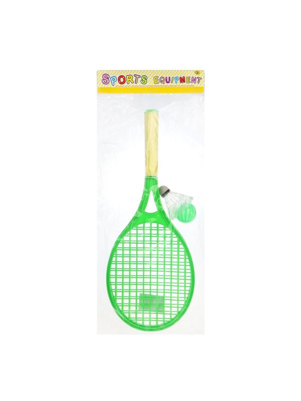 Набор ракетки детские 50 см, волан, мяч, в ассортименте
