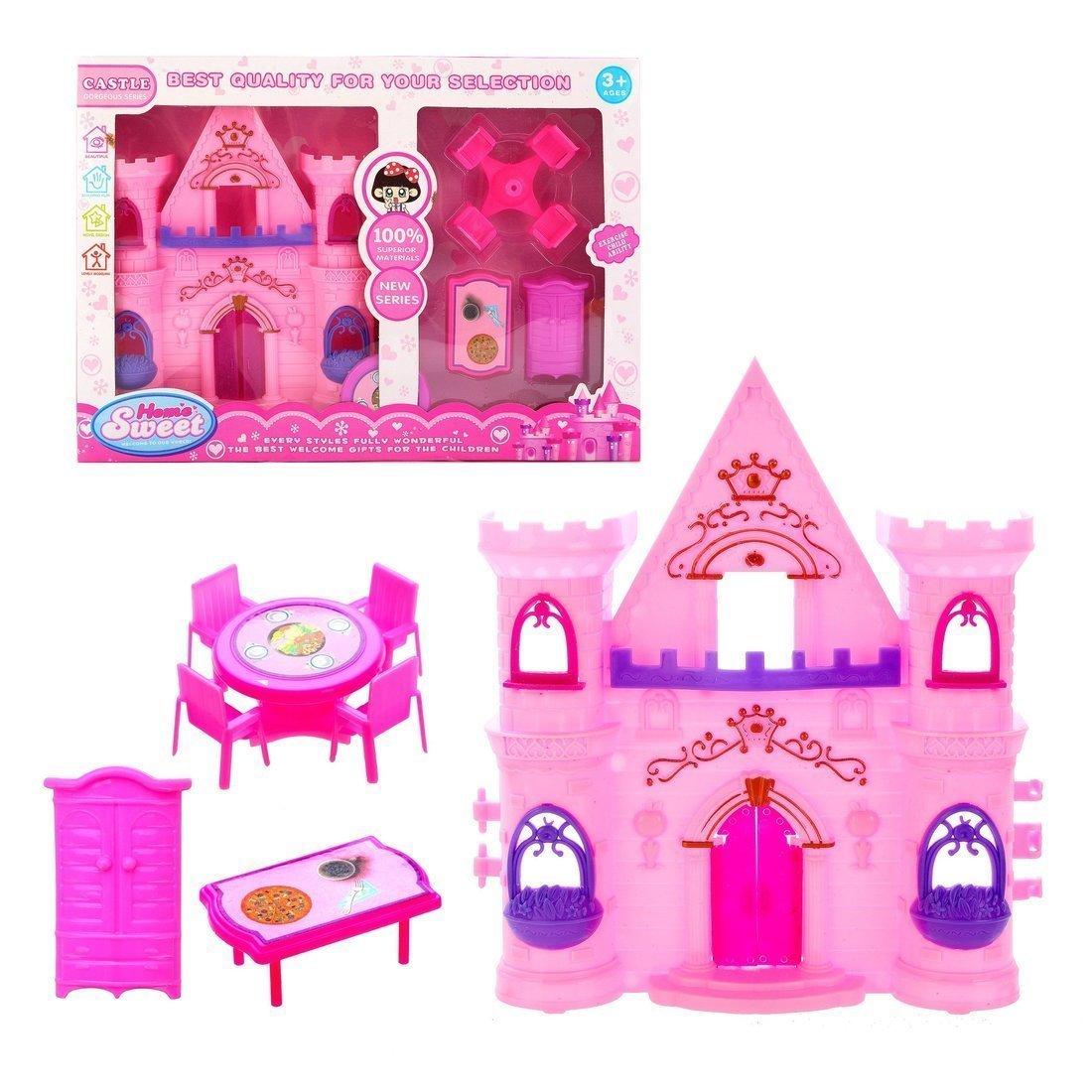 ДЕФЕКТ УПАКОВКИ Замок для куклы, мебель, в ассорте.