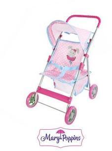 Коляска прогулочная Зайка 51,5*33*56см, белая коробка