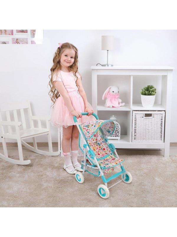 Коляска прогулочная Фантазия , голуб., 43*35*62см.