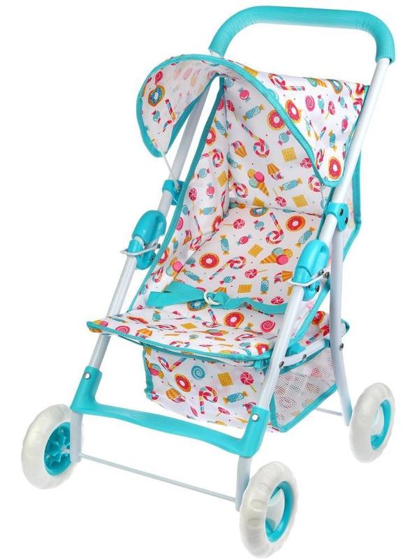 Коляска прогулочная Фантазия , голуб., 43*35*62см.