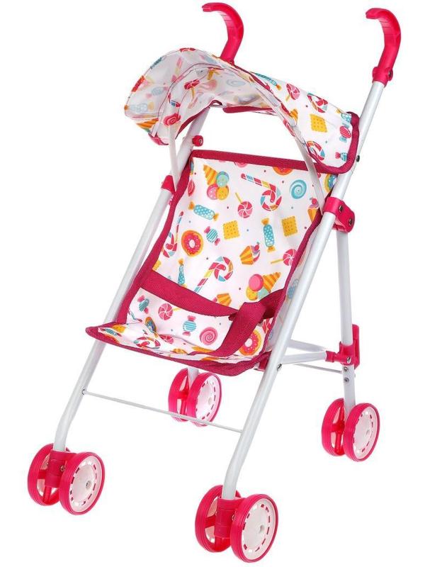 Коляска складная Фантазия, малин., 36*25*53см.