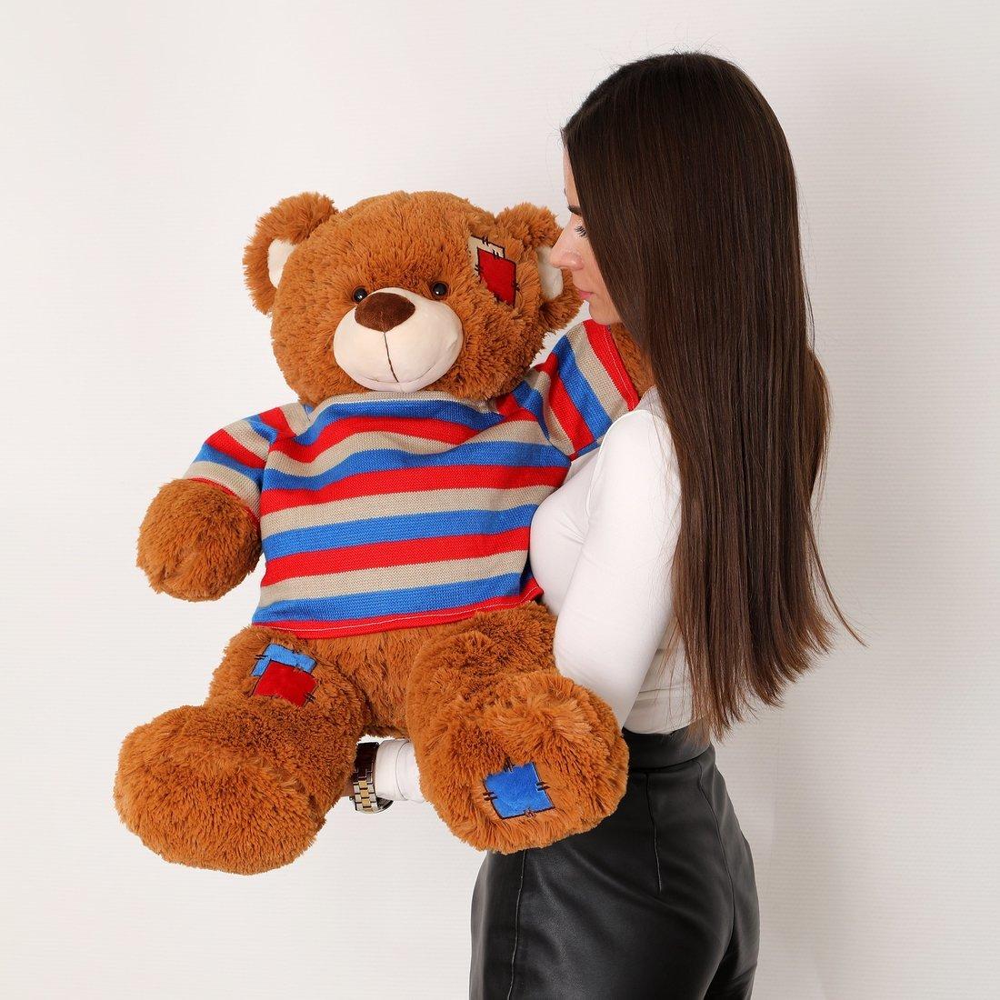 Мишка Топтыжка 50см в кофте.