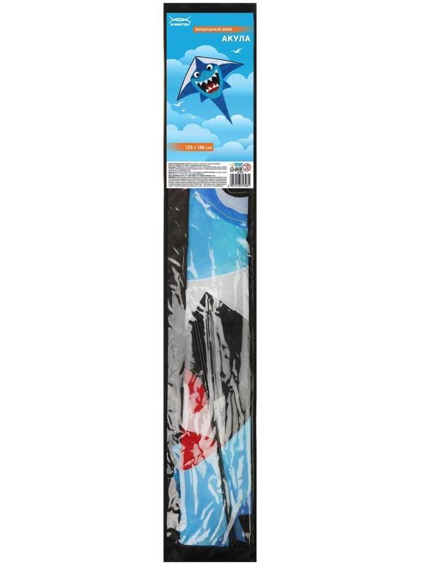 Возд.змей Акула, 133х136 см