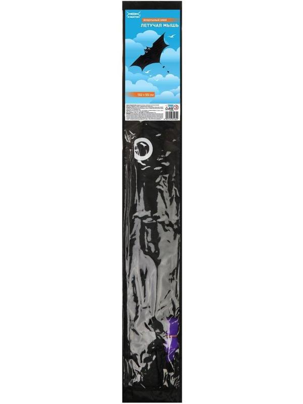 Возд. змей X-Match Летучая мышь, 132х55 см.