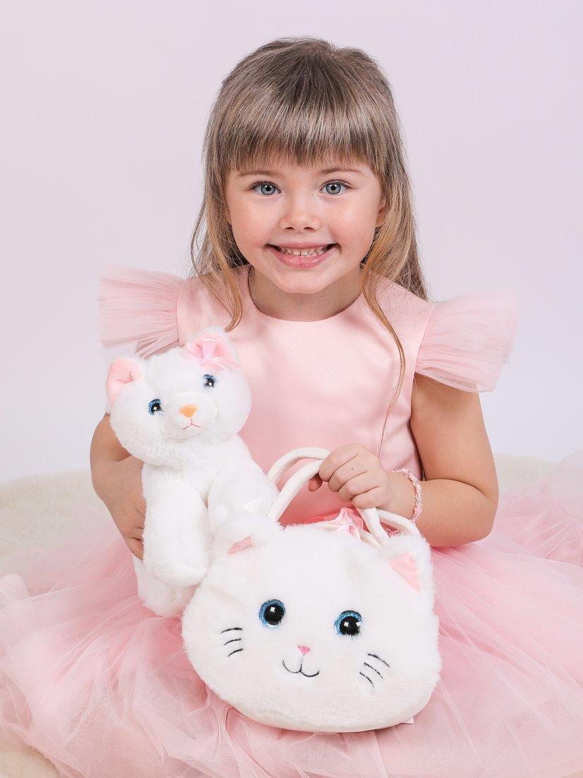 Котенок 18см в сумочке с котенком