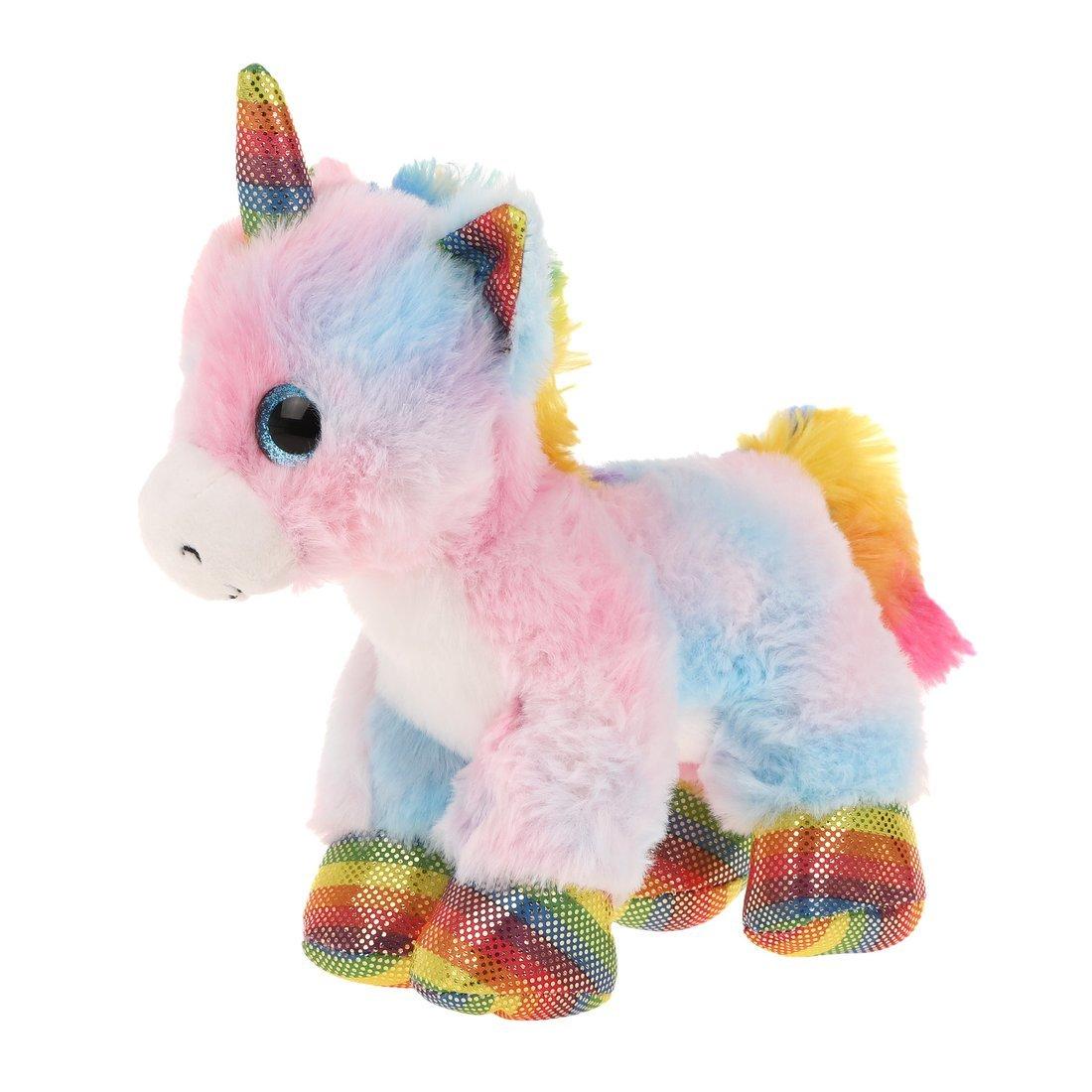 Единорог Радуга 18 см в сумочке