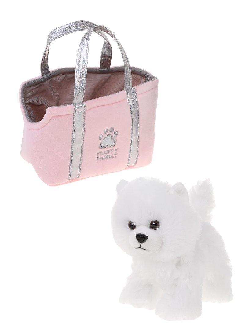 Щенок Шпиц 19см в сумке