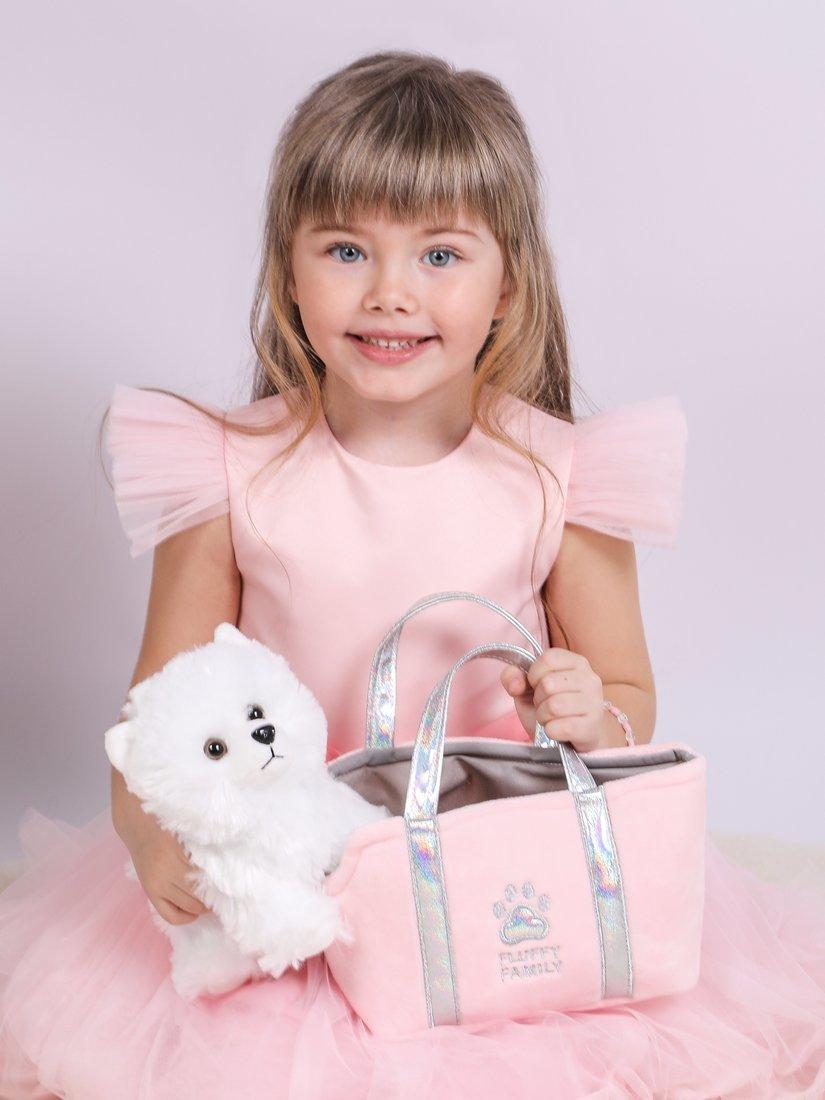 Щенок Шпиц 19см в сумке