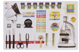 Набор Юный исследователь, пласт., микроскоп, аксесс., 27 предм.