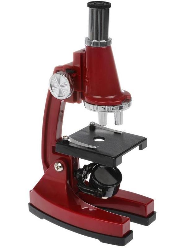 Микроскоп детский, 90х увеличение, 3 объектива, аксессуары, эл.пит.AA*2 шт. не
вх.в комплект, кор