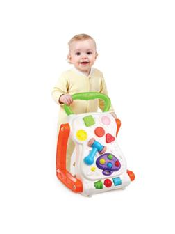 Каталка-ходунок Первые шажочки с муз. молоточком, 3AG13 включ.