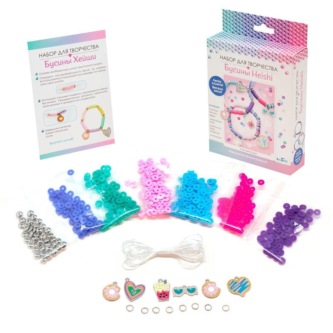 Набор для тв-ва Украшения своими руками Бусины Heishi Лесные ягоды