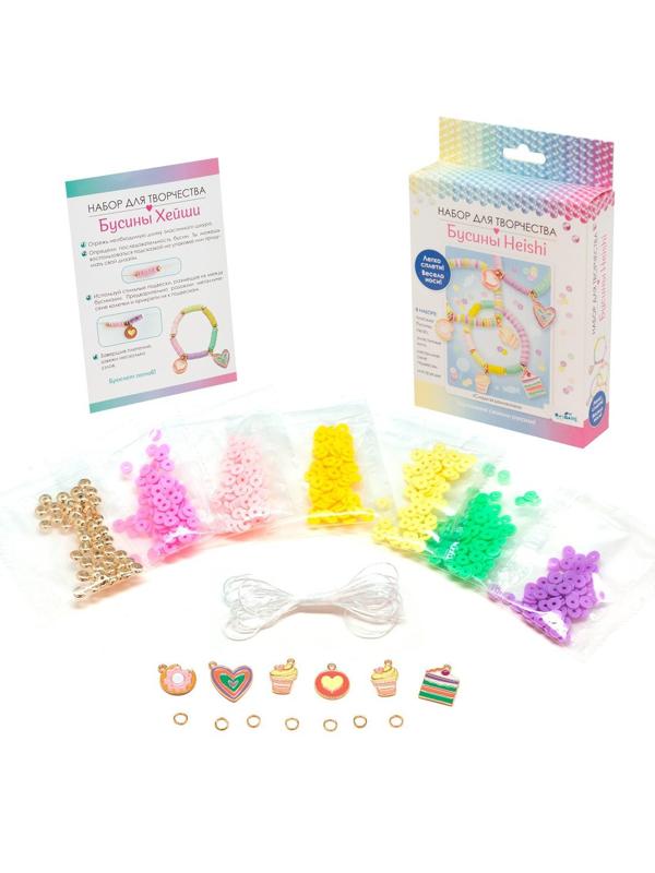 Набор для тв-ва Украшения своими руками Бусины Heishi. Сладкая романтика