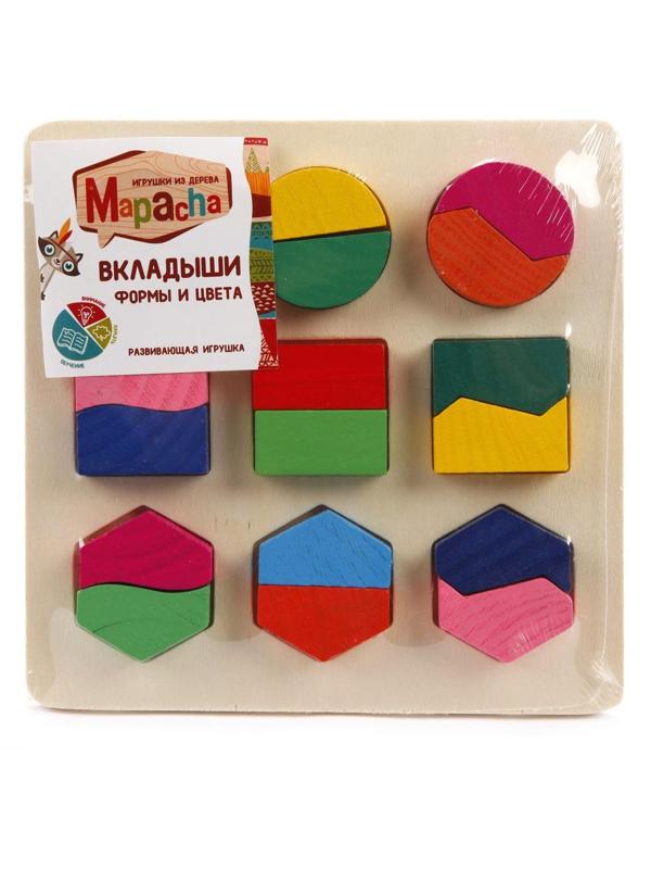 Вкладыши Формы и цвета, в ассорт.