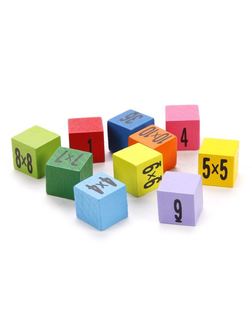 Игра разв. Таблица умножения: с одной стор. - пример, с другой - решение