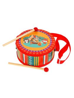 Барабан с палочками, 15 см