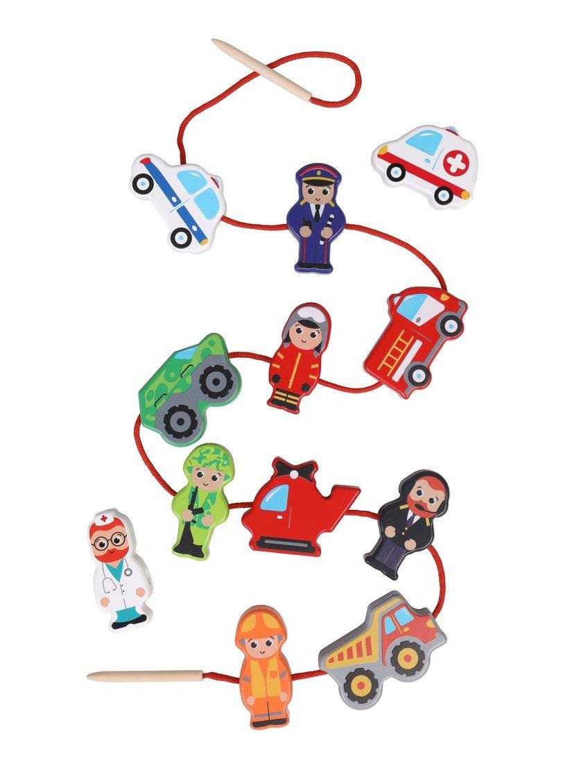 Шнуровка-фигурки Транспорт: 12 дет.