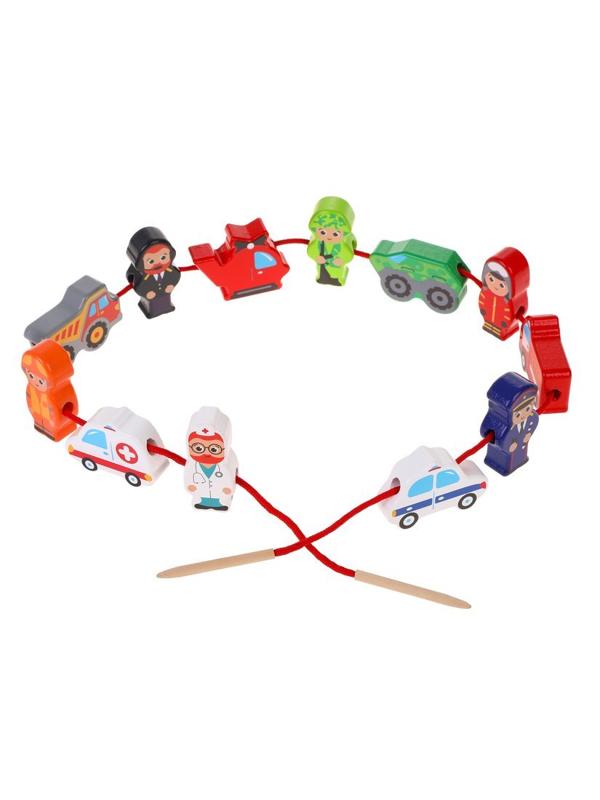 Шнуровка-фигурки Транспорт: 12 дет.