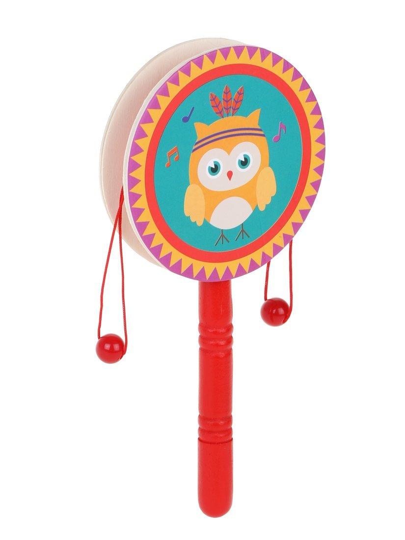 Барабан на палочке Совушка