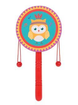 Барабан на палочке Совушка