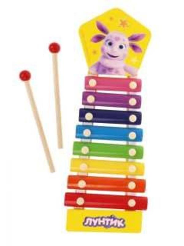 ДЕФЕКТ УПАКОВКИ Ксилофон Лунтик: 2 палочки, 8 нот