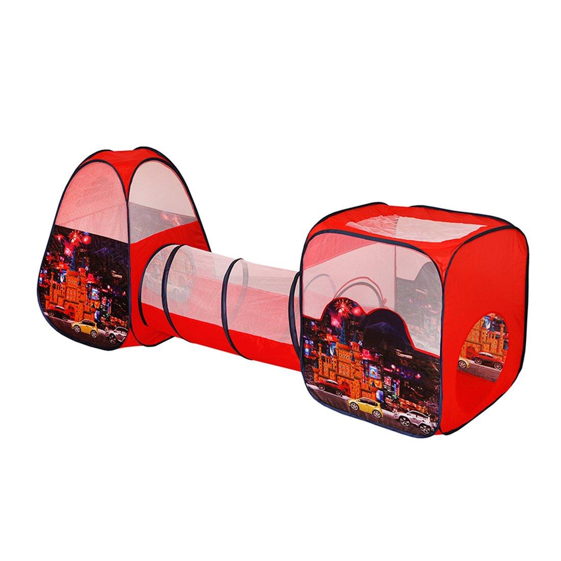 Палатка игровая c туннелем Волшебный город
