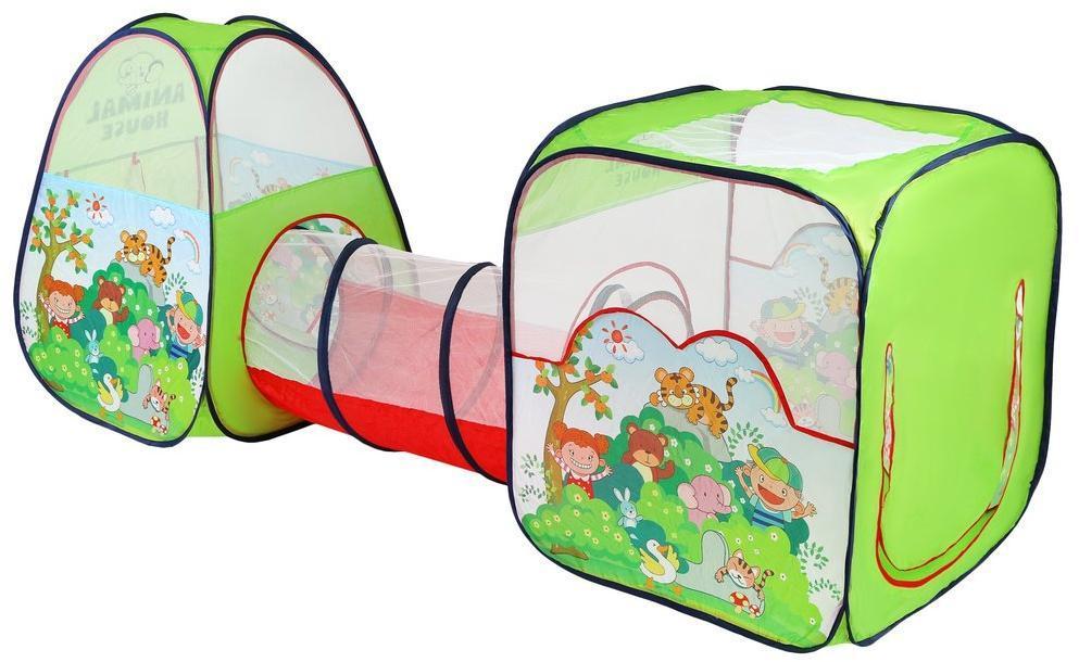 Палатка игровая с туннелем Волшебный сад