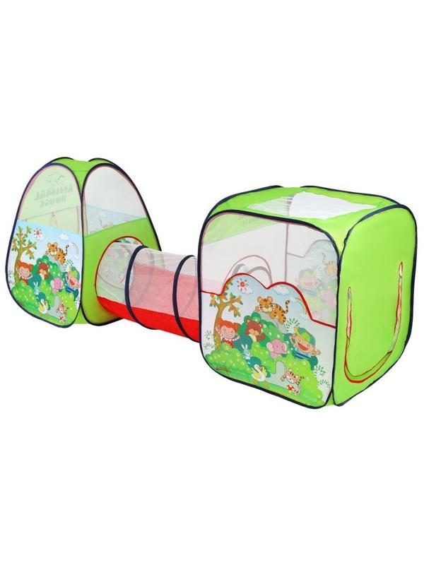 Палатка игровая с туннелем Волшебный сад