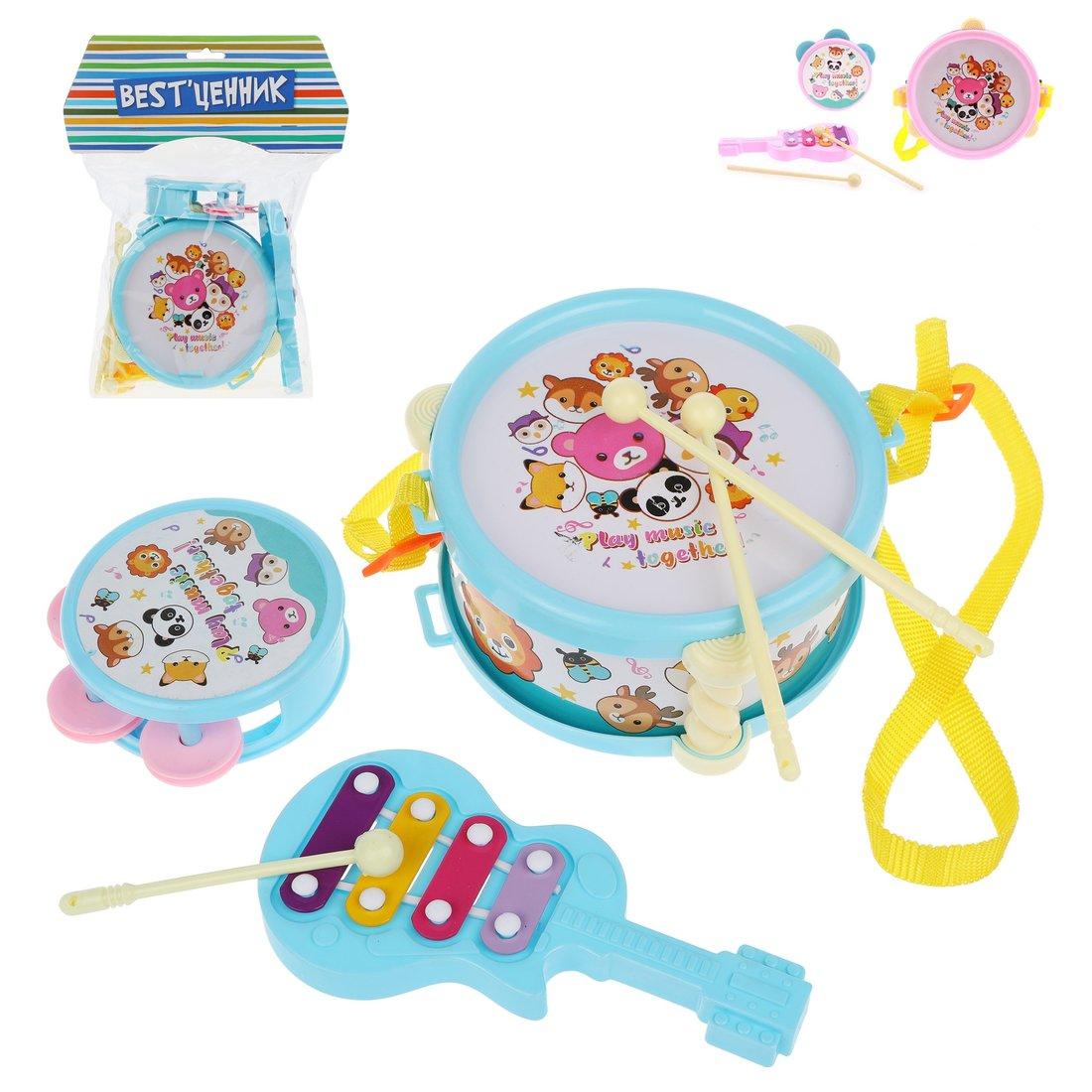 Набор музыкальных инструментов, 6 предм., в асс., пакет