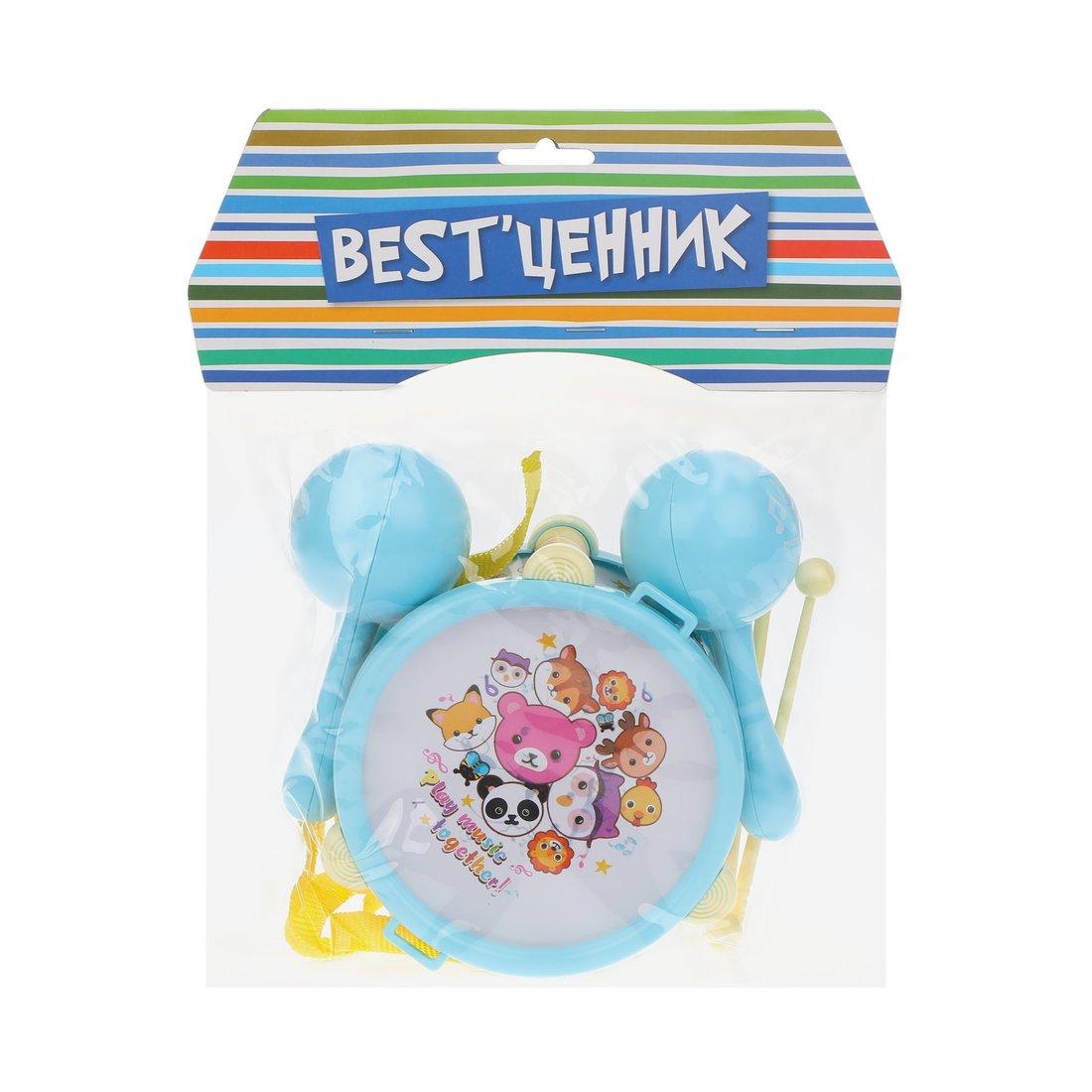 Набор музыкальных инструментов, 5 предм., в ассорт., пакет