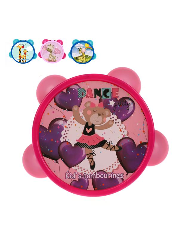 Бубен 15 см, в ассорт., пакет