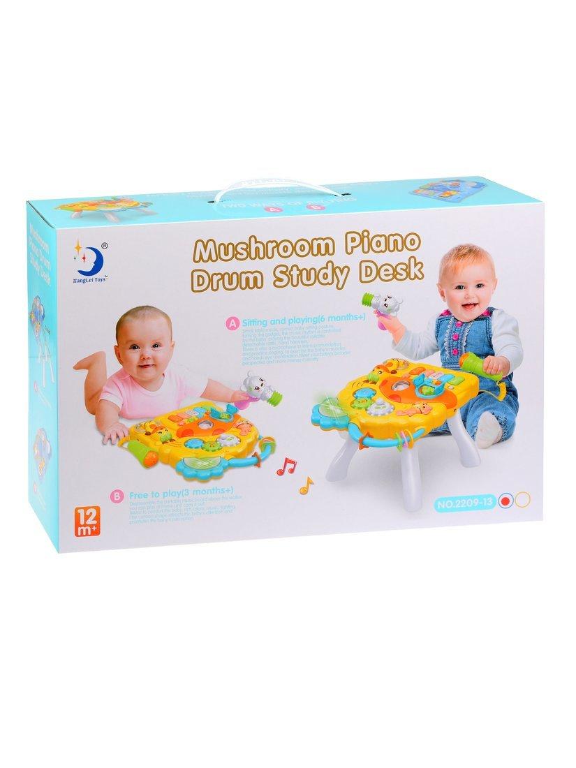 Столик развивающий Друзья, микрофон, молоточек в компл., свет, звук,
эл.пит.АА*3 не вх.в компл., в асс., кор