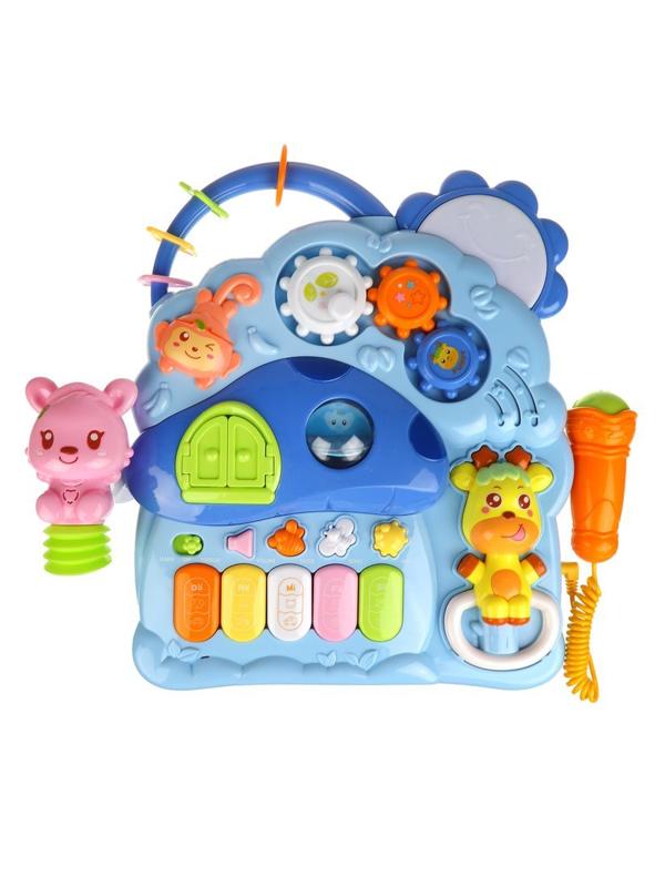 Столик развивающий Друзья, микрофон, молоточек в компл., свет, звук,
эл.пит.АА*3 не вх.в компл., в асс., кор