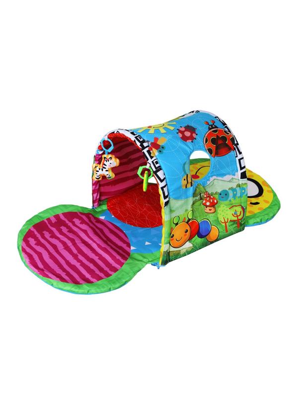 Коврик развивающий с навесом, игрушки 8 шт., пакет