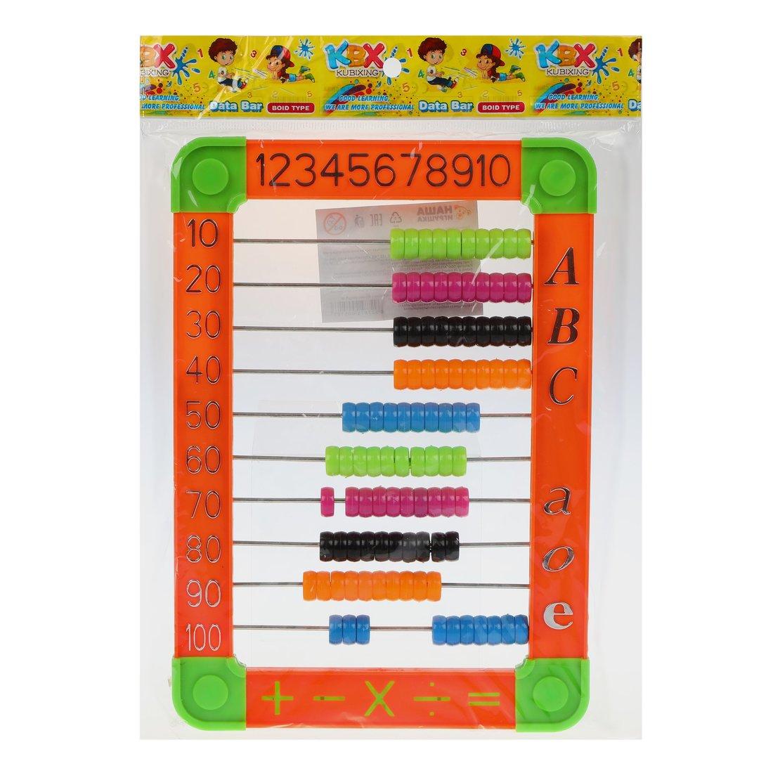 Счеты на подставке в асс., 18*25,5см, пакет