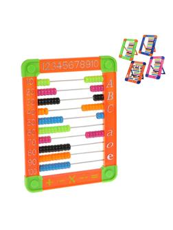 Счеты на подставке в асс., 18*25,5см, пакет