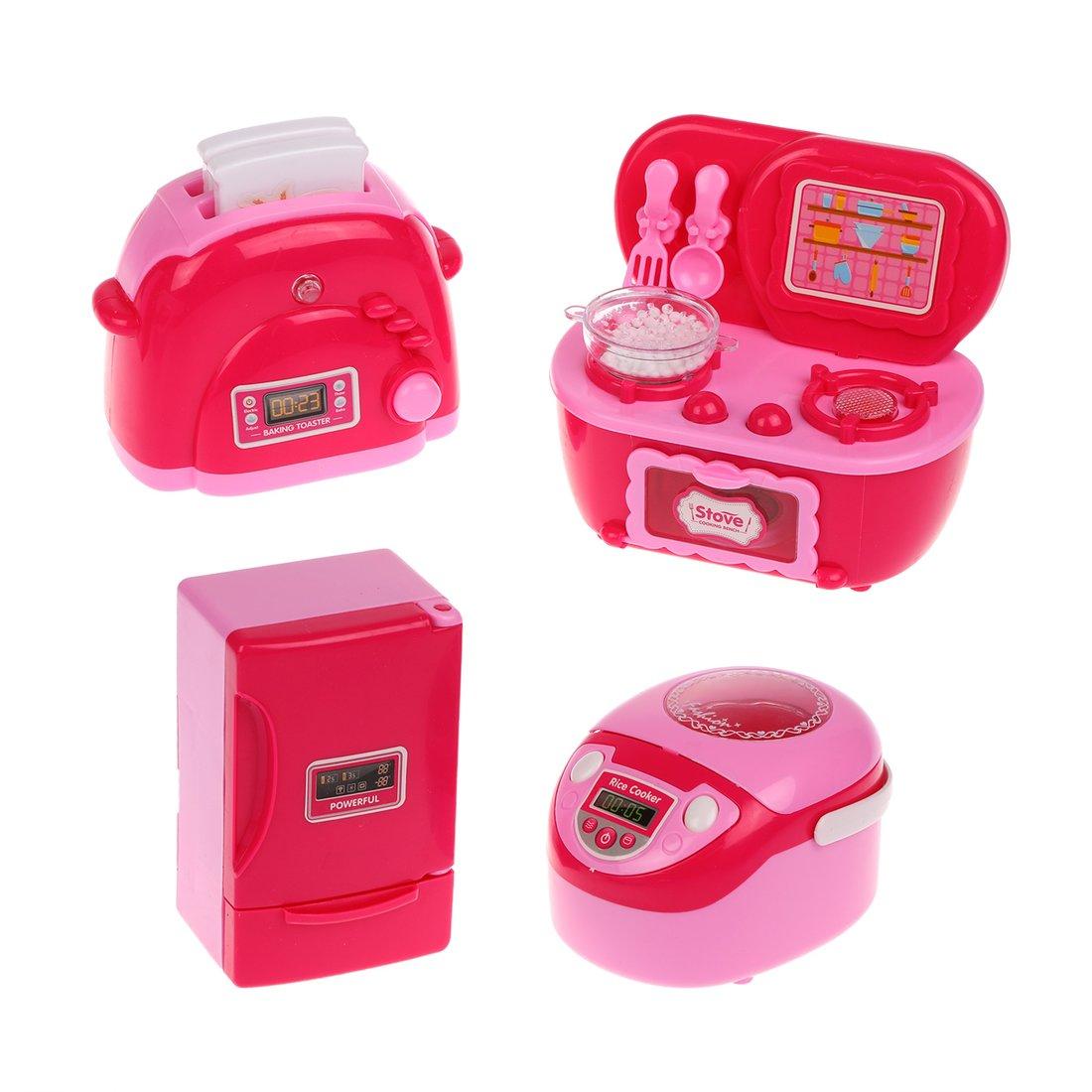 Игровой набор Бытовая техника, в комплекте плита,тостер, мультиварка,
холодильник, предметов 4шт, свет, звук, эл.пит. ААх6шт не вх. в компл., кор