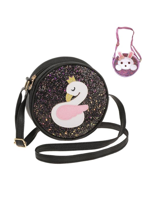 Сумочка наплечная 17*17 см, в ассорт., пакет