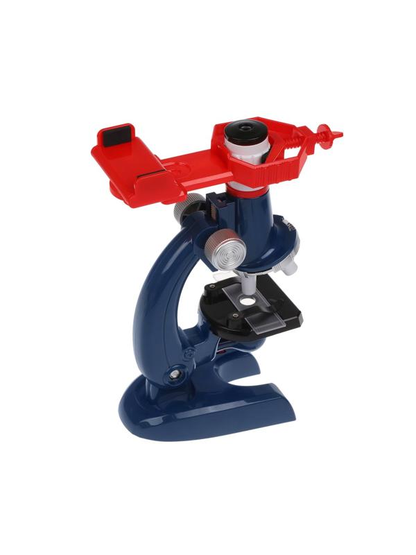 Микроскоп детский 1200х увеличение, 3 объектива, держатель смартфона,
аксессуары, кор.