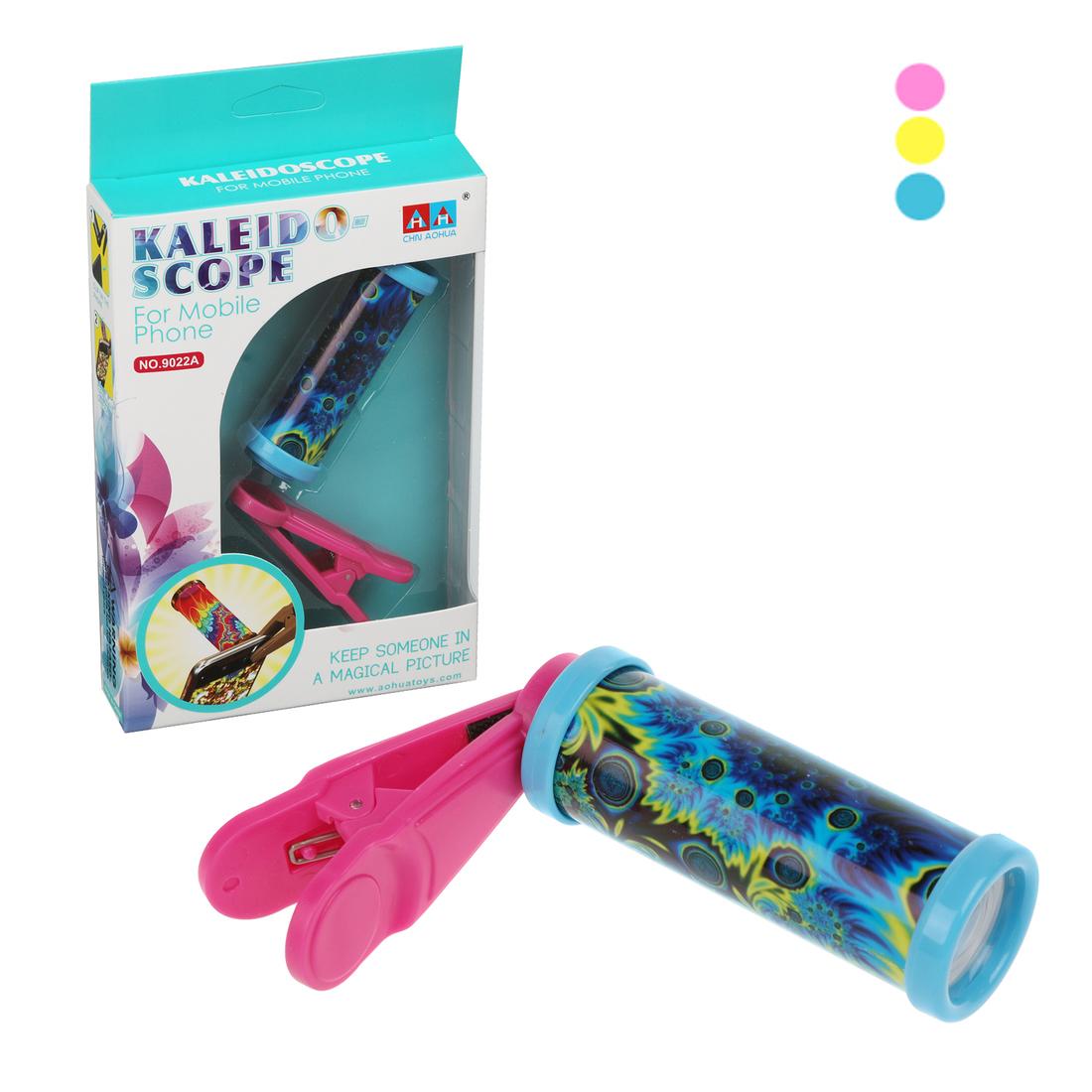 Калейдоскоп с держателем для смартфона, в ассорт., кор.