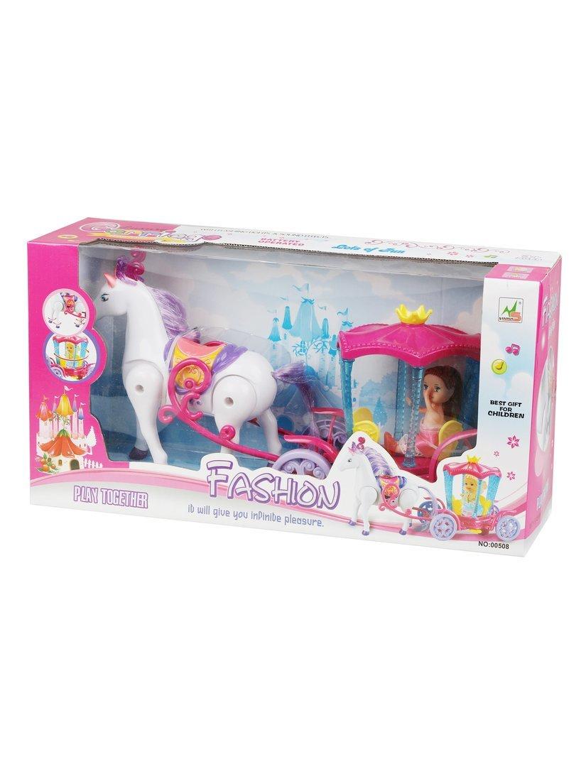 Игр. набор Карета, в компл. предметов 2шт., эл.пит.2*AA не вх.и 3*AG13 вх.в
компл., кор.