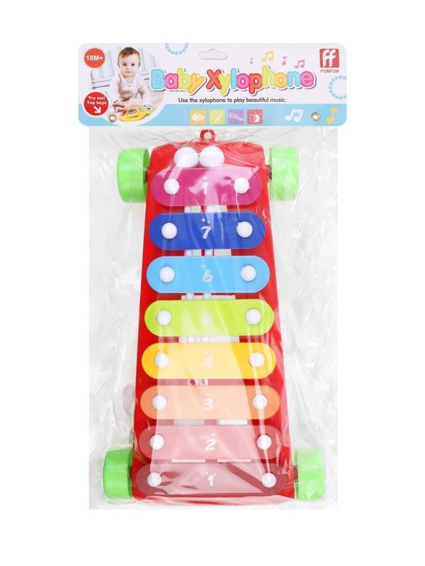 Ксилофон на веревочке в асс., пакет